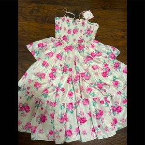Vintage inspired flower dress